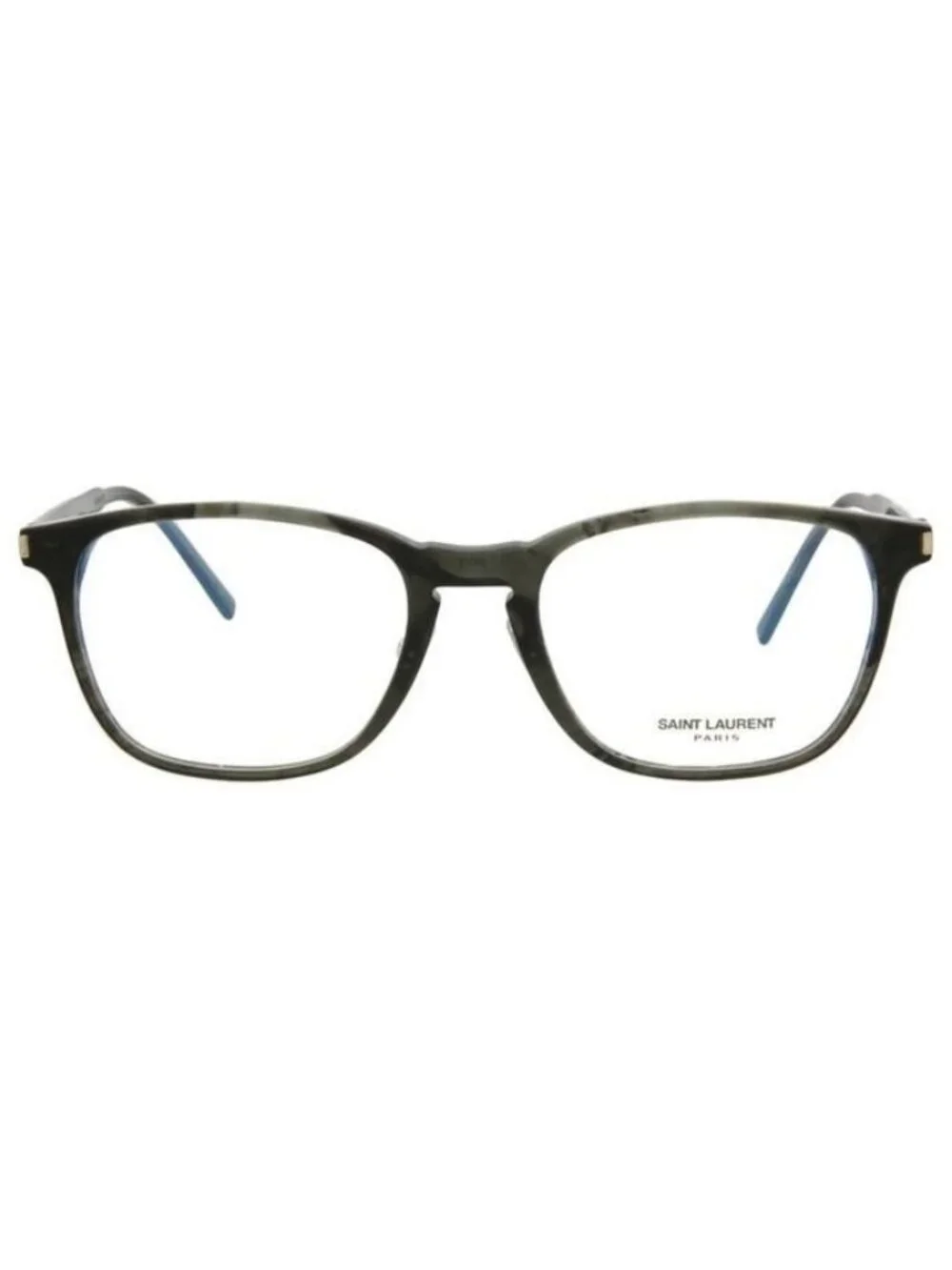 New Saint Laurent Mens Square/Rectangle Grey Grey Transparent Fashion Designer E